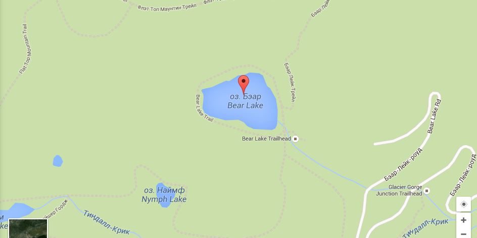 Map - Bear Lake